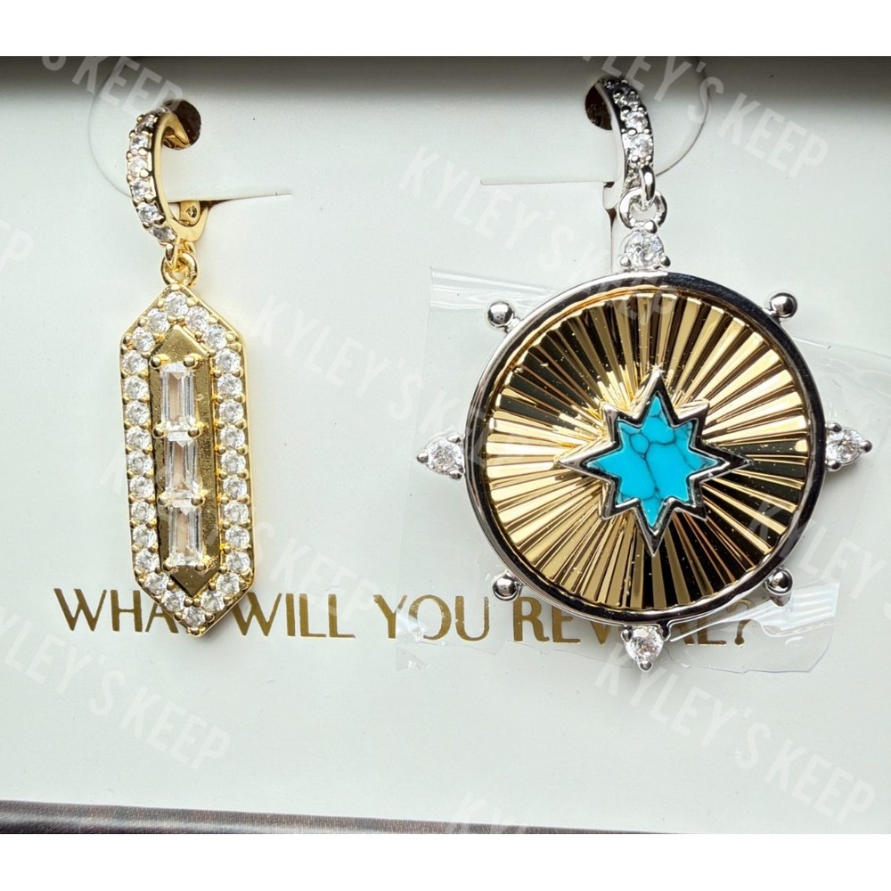 Bomb Party Outlaw Charms CH28366 Handle With Discretion Rhodium Gold Necklace